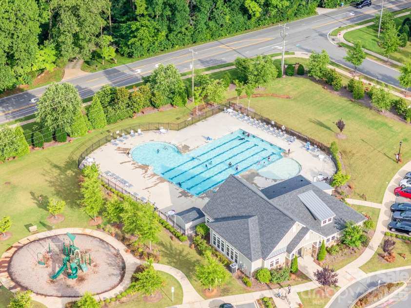 1115 Macallum Drive, Concord, NC 28027.  MLS# CAR4333035, YatesRealty ID 20626. Allen Mills Community Pool & Clubhouse