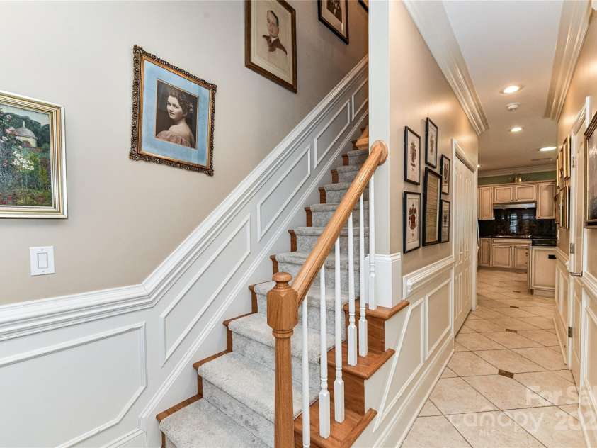172 Harper Lee Street, Davidson, NC 28036.  MLS# CAR4249615, YatesRealty ID 20645. Stairs leading to the second level
