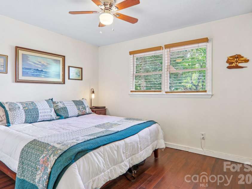 34 Lindsey Hill Lane, Zirconia, NC 28790.  MLS# CAR4376052, YatesRealty ID 20645. Primary bedroom