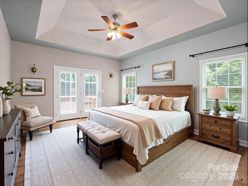 217 Blossom Hill Road, Lincolnton, NC 28092.  MLS# CAR4239929, YatesRealty ID 20648. VIRTUAL STAGING PRIMARY BEDROOM