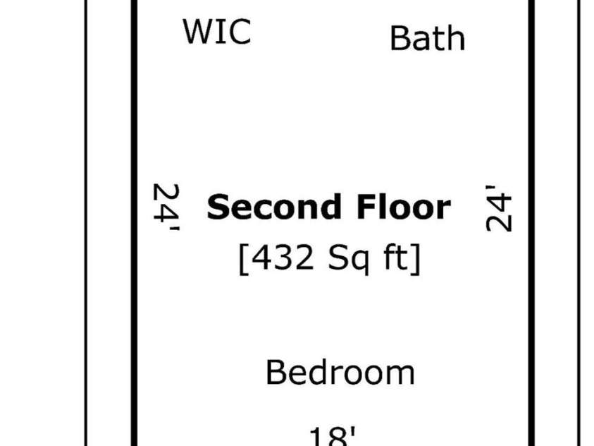 584 Chatuge Village Circle, Hayesville, NC 28904.  MLS# CAR4329037, YatesRealty ID 2065. APPRAISER'S MEASUREMENTS- SECOND FLOOR