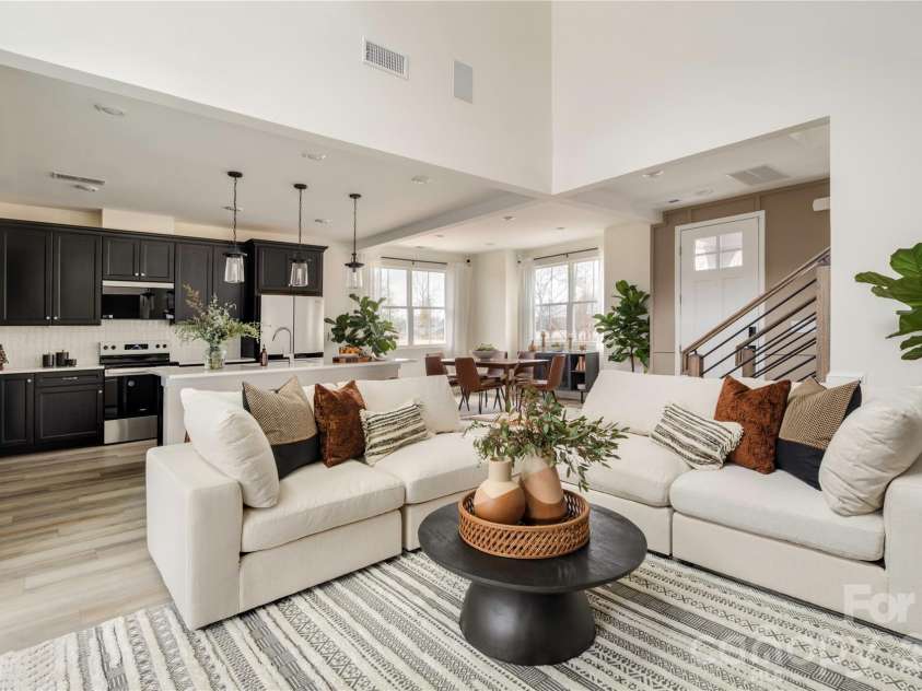 1008 Cobalt Drive, Tega Cay, SC 29708.  MLS# CAR4380537, YatesRealty ID 20653. Great room view to kitchen/dining