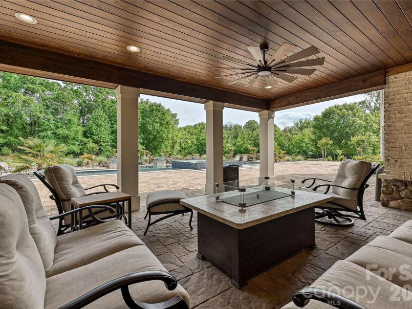 1430 Rosehill Drive, Waxhaw, NC 28173.  MLS# CAR4380185, YatesRealty ID 20660. Rear Covered Patio