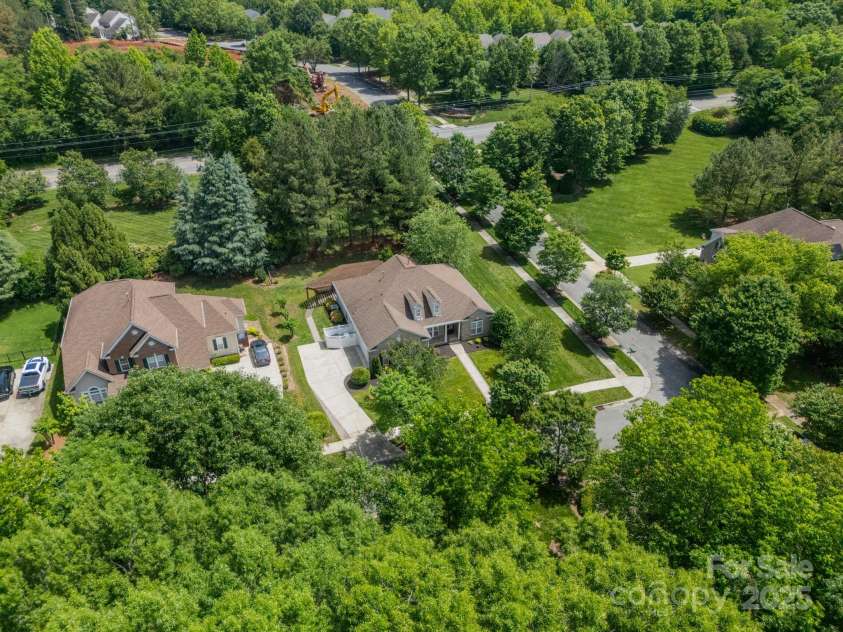 12039 Lawings Corner Drive, Huntersville, NC 28078.  MLS# CAR4256636, YatesRealty ID 20665. Aerial view of property