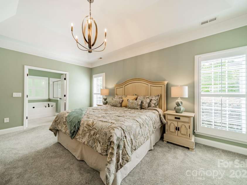 12039 Lawings Corner Drive, Huntersville, NC 28078.  MLS# CAR4256636, YatesRealty ID 20665. Primary Bedroom