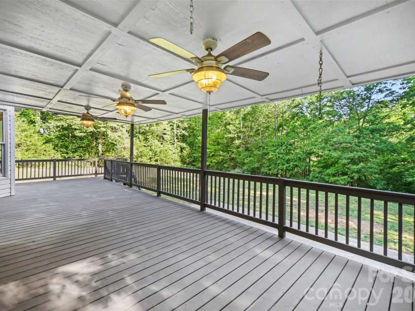 6285 Ridge Road, Clover, SC 29710.  MLS# CAR4373386, YatesRealty ID 20673. Back Porch