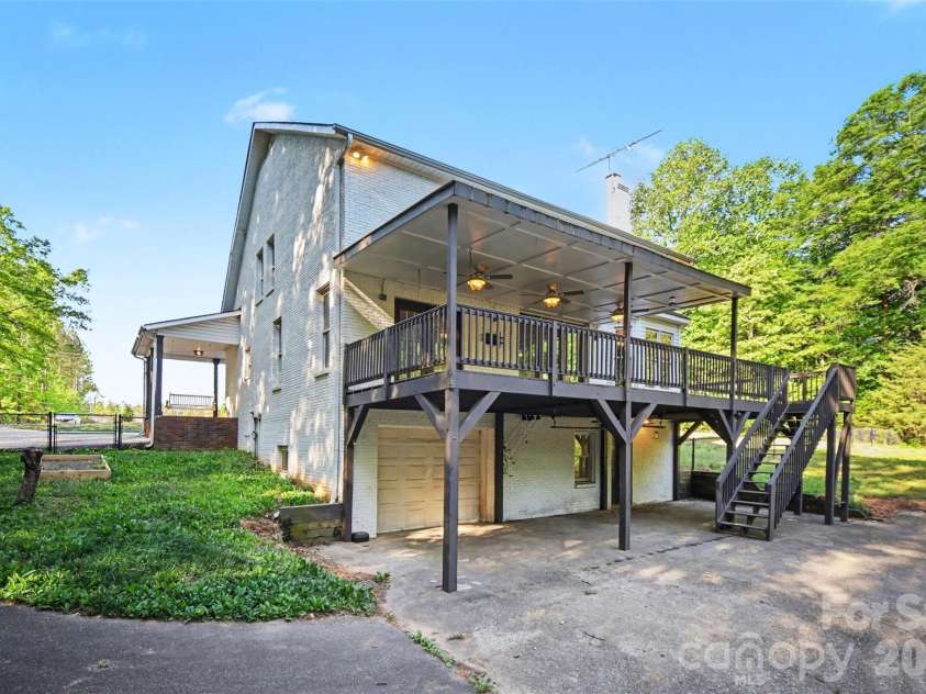 6285 Ridge Road, Clover, SC 29710.  MLS# CAR4373386, YatesRealty ID 20673. Back View Angle 2