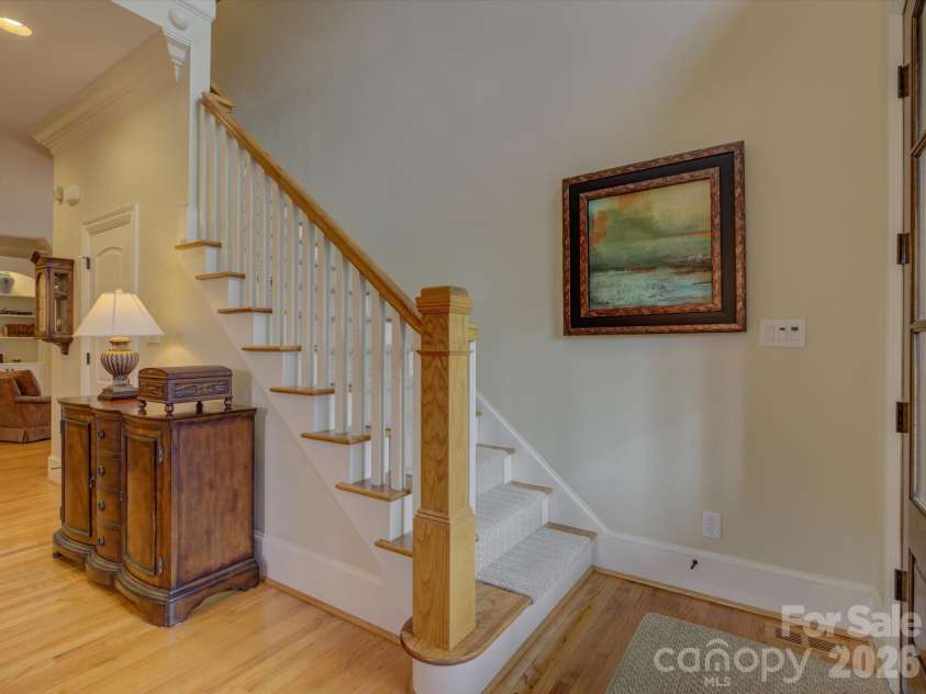 5060 Carmel Road, Charlotte, NC 28226.  MLS# CAR4363651, YatesRealty ID 20681. Stairs