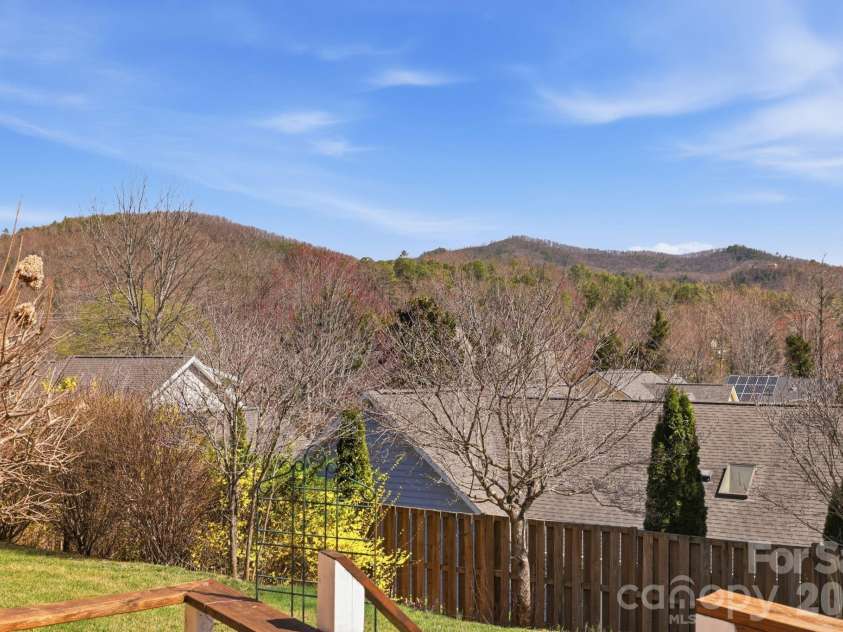 11 Carolina Corner Drive, Black Mountain, NC 28711.  MLS# CAR4359363, YatesRealty ID 20682. View From Side Deck