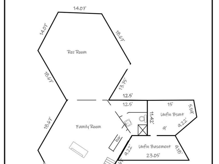 4275 Herman Sipe Road, Conover, NC 28613.  MLS# CAR4270261, YatesRealty ID 20682. Basement