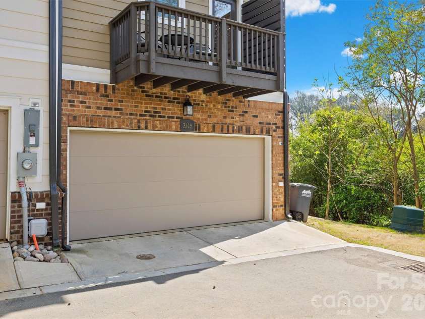 3225 Zenith Lane, Charlotte, NC 28205.  MLS# CAR4361849, YatesRealty ID 20683. End unit with 2-car side by side garage