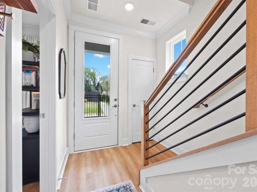 3225 Zenith Lane, Charlotte, NC 28205.  MLS# CAR4361849, YatesRealty ID 20683. Front door view 