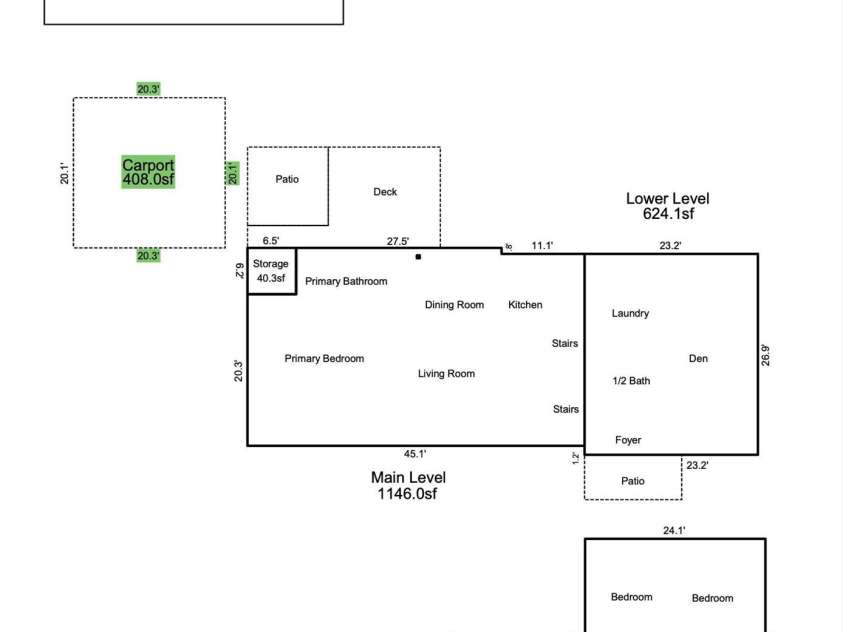 245 Enwood Drive, Charlotte, NC 28214.  MLS# CAR4266131, YatesRealty ID 20687. Enwood Estate - floor plan