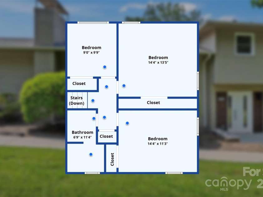 245 Enwood Drive, Charlotte, NC 28214.  MLS# CAR4266131, YatesRealty ID 20687. Upstairs