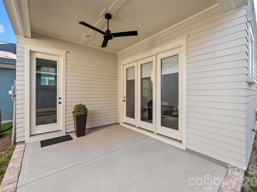 539 Plowman Lane, Fort Mill, SC 29715.  MLS# CAR4342093, YatesRealty ID 20689. Back Covered Patio