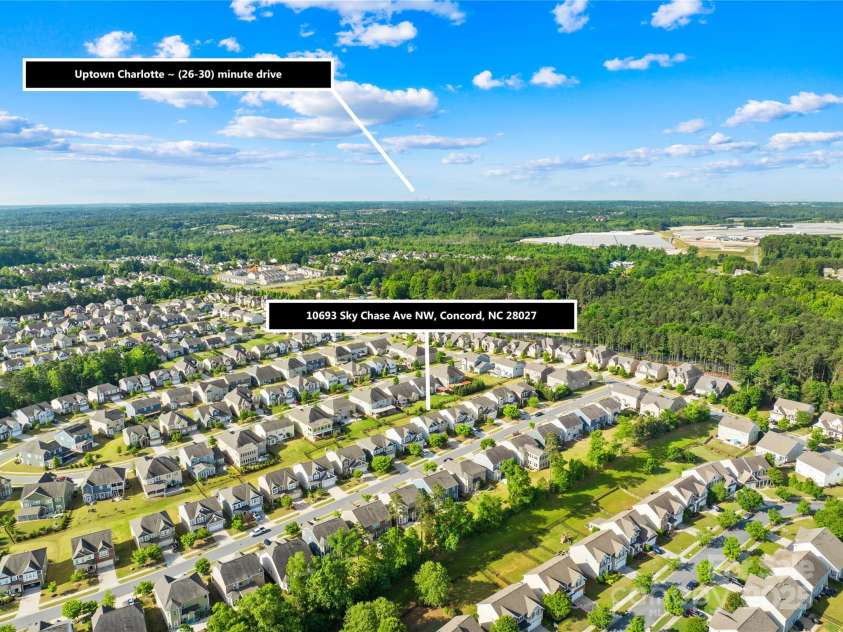 10693 Sky Chase Avenue, Concord, NC 28027.  MLS# CAR4255442, YatesRealty ID 20690. 