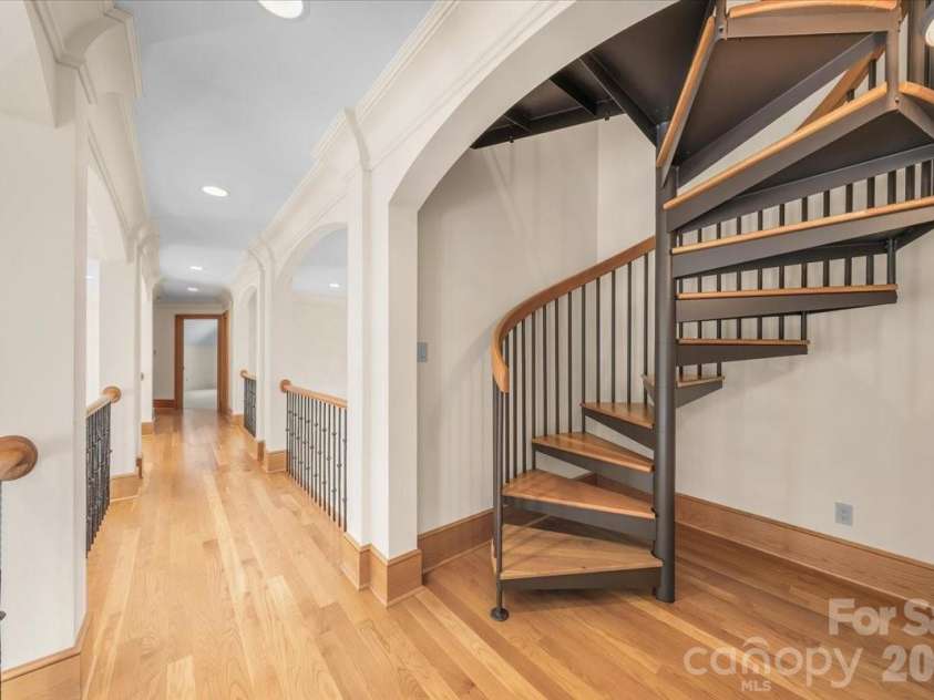 1043 Rolling Green Drive, Newton, NC 28658.  MLS# CAR4355758, YatesRealty ID 20693. Staircase To Third Level Playroom