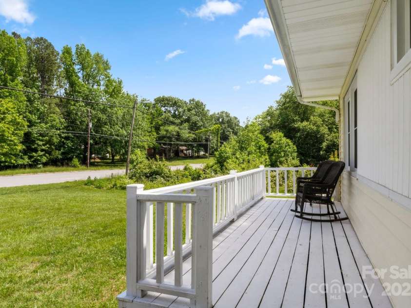 1725 Fallston Road, Shelby, NC 28150.  MLS# CAR4254792, YatesRealty ID 20698. View from the front porch