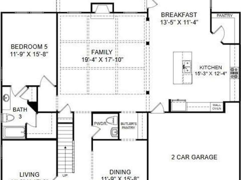 324 Coronado Avenue, Matthews, NC 28104.  MLS# CAR4271315, YatesRealty ID 20708. Main Level Example