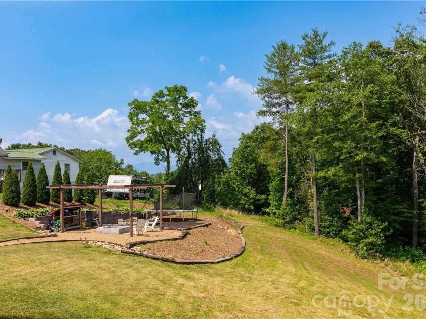 460 Panther Branch Road, Alexander, NC 28701.  MLS# CAR4293485, YatesRealty ID 20708. Back yard 