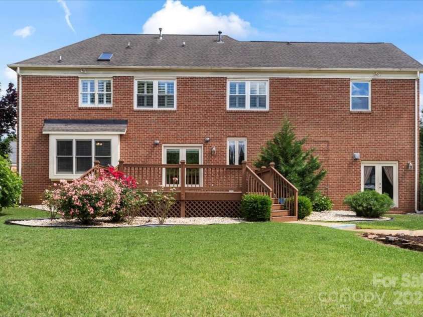 11917 Chevis Court, Charlotte, NC 28277.  MLS# CAR4250951, YatesRealty ID 20716. Rear of Home