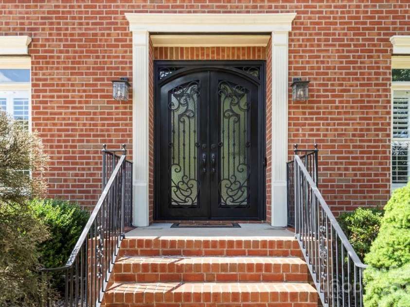 11917 Chevis Court, Charlotte, NC 28277.  MLS# CAR4250951, YatesRealty ID 20716. Upgraded Front Double Iron Doors