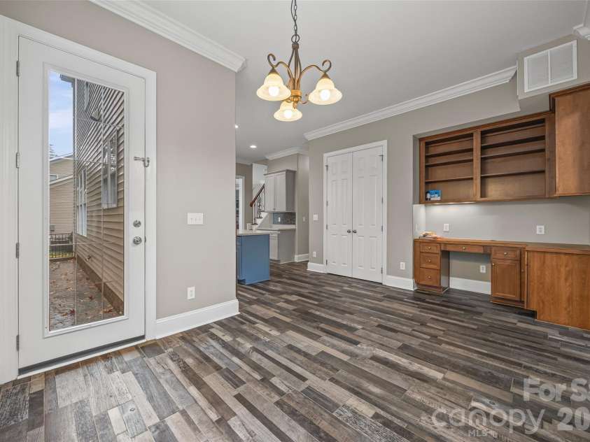 1576 Abercorn Street, Concord, NC 28027.  MLS# CAR4300273, YatesRealty ID 20716. Breakfast Area featuring extra work area