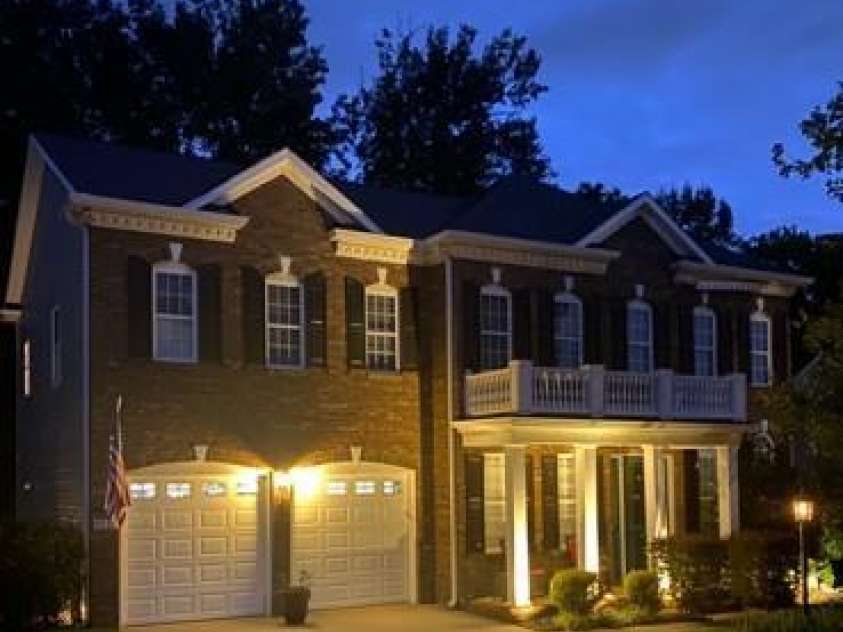 1576 Abercorn Street, Concord, NC 28027.  MLS# CAR4300273, YatesRealty ID 20716. Twilight uplighting