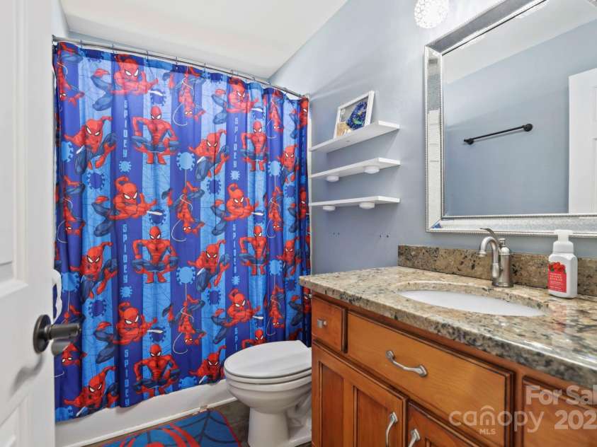 243 Wildbriar Road, Fletcher, NC 28732.  MLS# CAR4240300, YatesRealty ID 20721. 2nd full bathroom upstairs