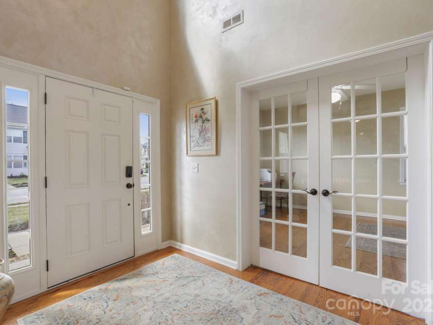 243 Wildbriar Road, Fletcher, NC 28732.  MLS# CAR4240300, YatesRealty ID 20721. Beautiful French doors leading into study