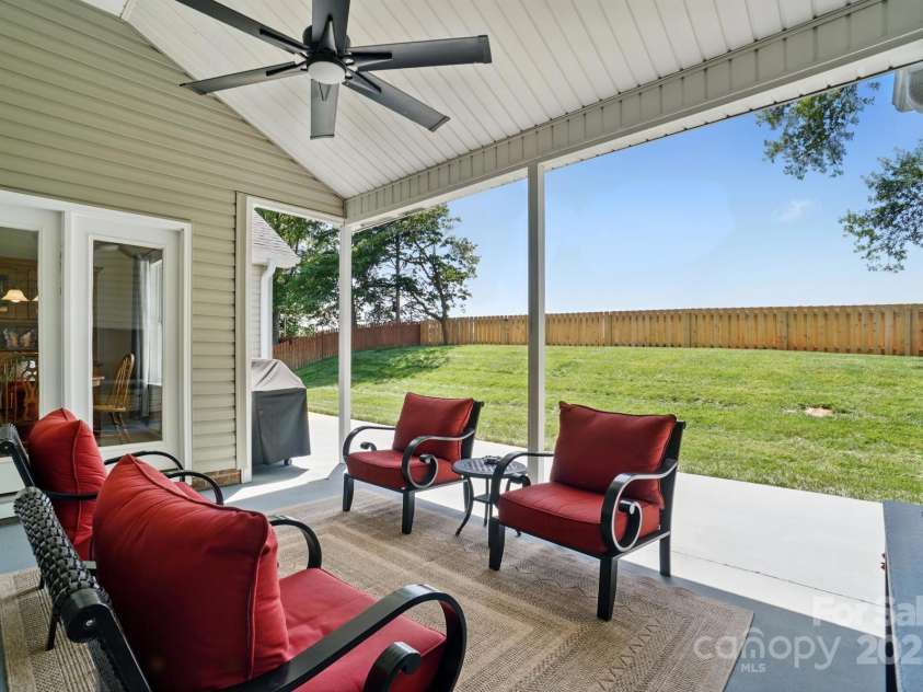146 Burtons Barn Road, Mooresville, NC 28115.  MLS# CAR4257807, YatesRealty ID 20739. Patio View