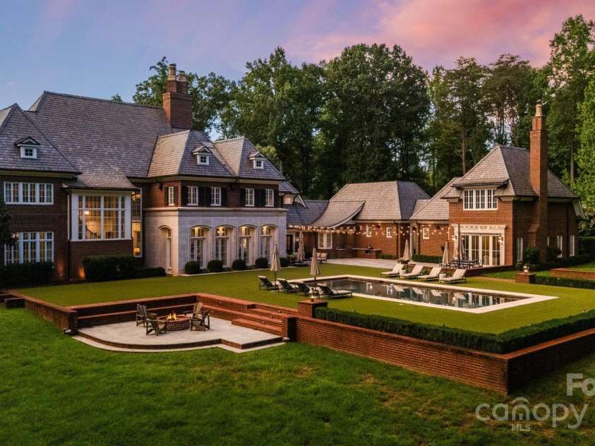 440 Beech Tree Road, Mooresville, NC 28117.  MLS# CAR4293759, YatesRealty ID 2075. Front Elevation Twilight 