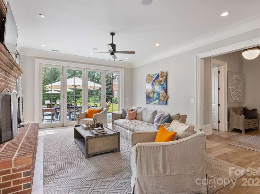 440 Beech Tree Road, Mooresville, NC 28117.  MLS# CAR4293759, YatesRealty ID 2075. Pool House Living Room 