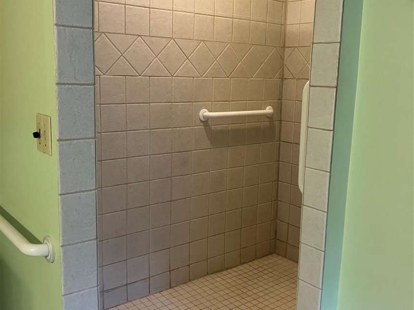 124 Baconton Cove, Waynesville, NC 28786.  MLS# CAR4241453, YatesRealty ID 20752. Master bathroom shower