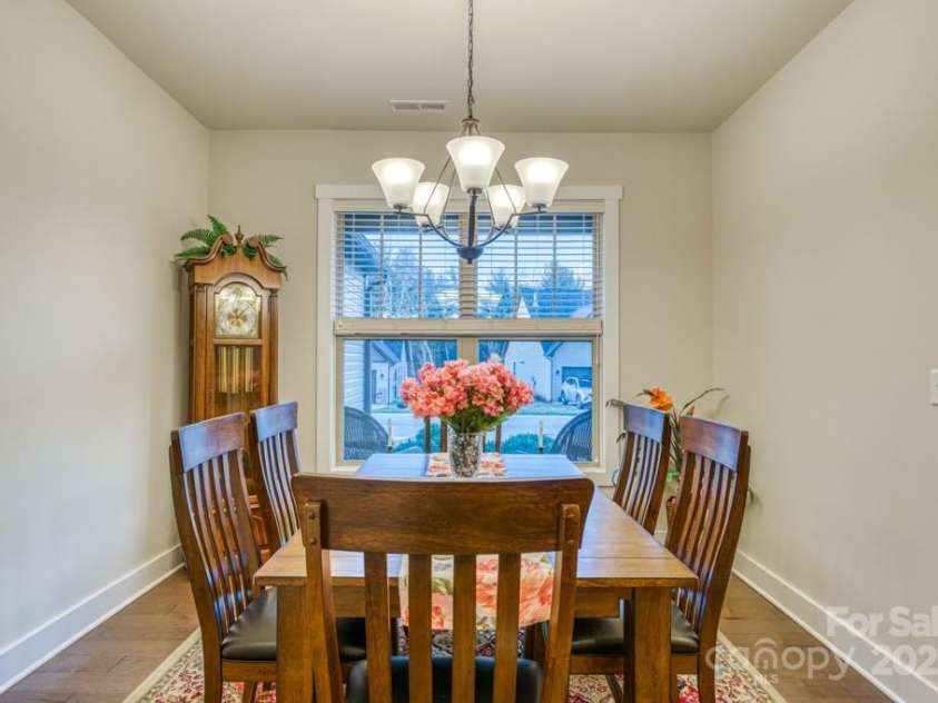 153 Water Leaf Drive, Weaverville, NC 28787.  MLS# CAR4260555, YatesRealty ID 20771. Dining Room
