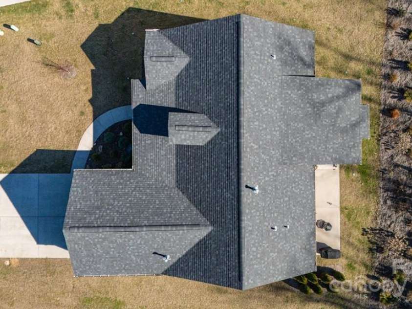 153 Water Leaf Drive, Weaverville, NC 28787.  MLS# CAR4260555, YatesRealty ID 20771. House from Above