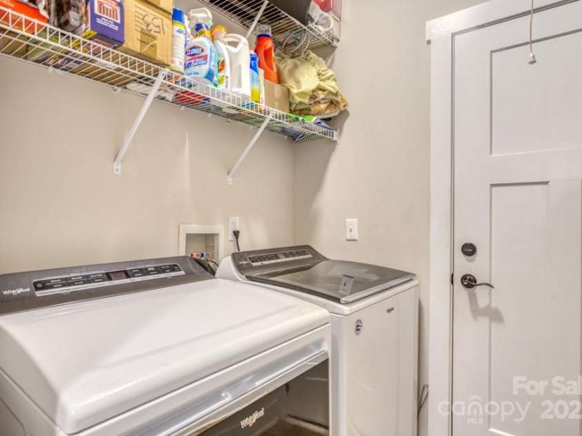 153 Water Leaf Drive, Weaverville, NC 28787.  MLS# CAR4260555, YatesRealty ID 20771. Laundry Room