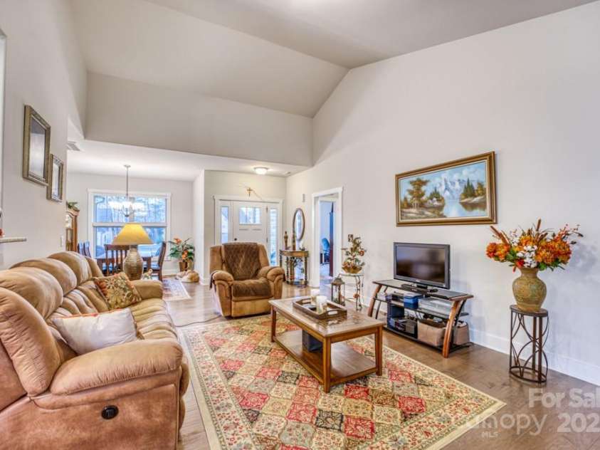 153 Water Leaf Drive, Weaverville, NC 28787.  MLS# CAR4260555, YatesRealty ID 20771. Living Room