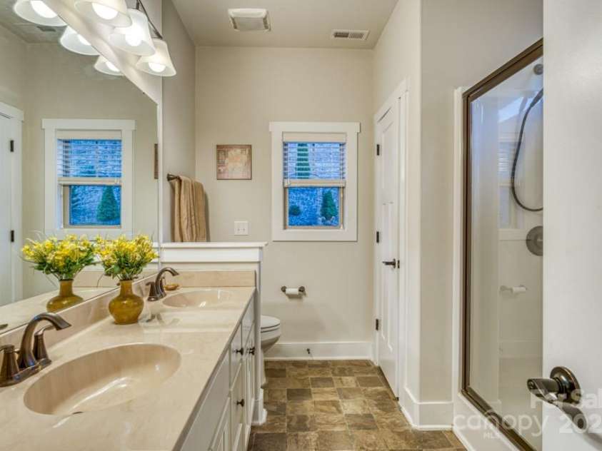 153 Water Leaf Drive, Weaverville, NC 28787.  MLS# CAR4260555, YatesRealty ID 20771. Primary Bathroom