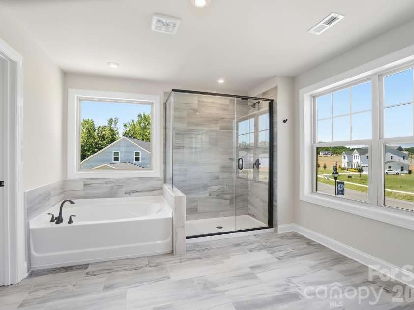 2609 Mabel Lane, Monroe, NC 28110.  MLS# CAR4353485, YatesRealty ID 20781. Owner's Bath