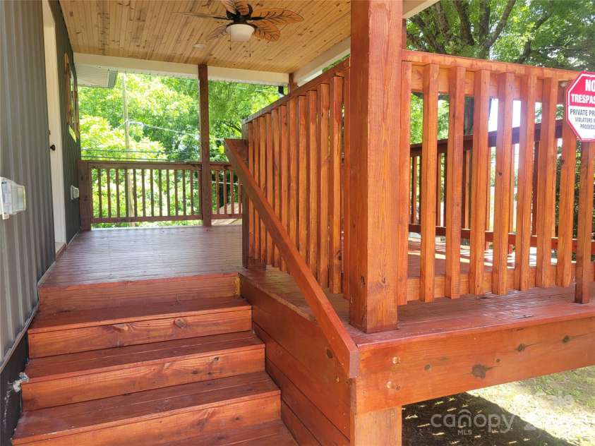 94 James Street, Concord, NC 28025.  MLS# CAR4271265, YatesRealty ID 20782. Steps leading up back door entrance