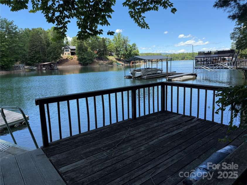 333 Lentz Landing Lane, Nebo, NC 28761.  MLS# CAR4262676, YatesRealty ID 20783. 12'x10' Patio overlooking Lake