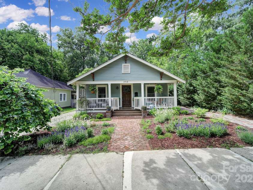 1713 Allen Street, Charlotte, NC 28205.  MLS# CAR4254975, YatesRealty ID 20788. 