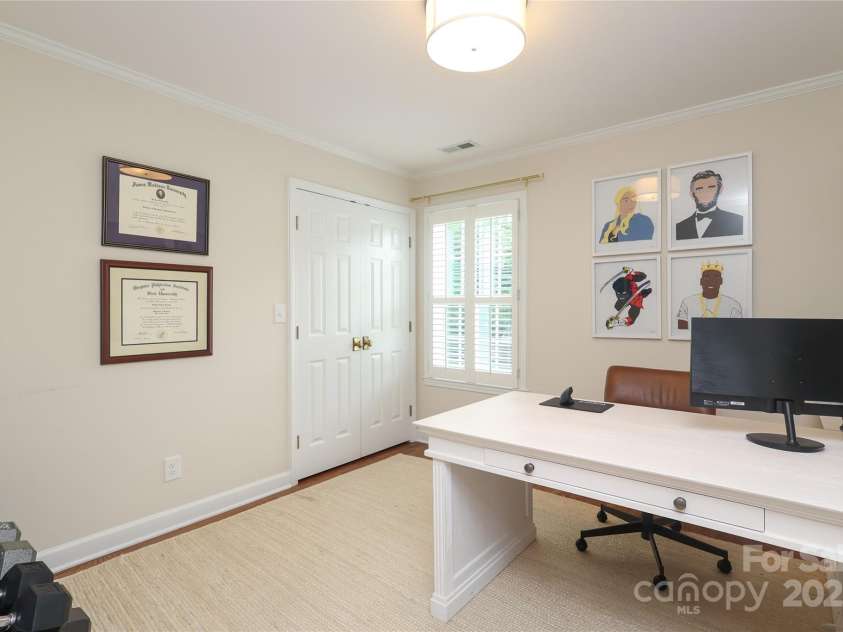 4126 Tyndale Avenue, Charlotte, NC 28210.  MLS# CAR4268563, YatesRealty ID 20792. 4th bedroom- This room can easily convert to a 4th bedroom as needed