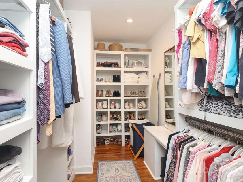 4126 Tyndale Avenue, Charlotte, NC 28210.  MLS# CAR4268563, YatesRealty ID 20792. Generous walk in closet with a laundry chute to the ground floor