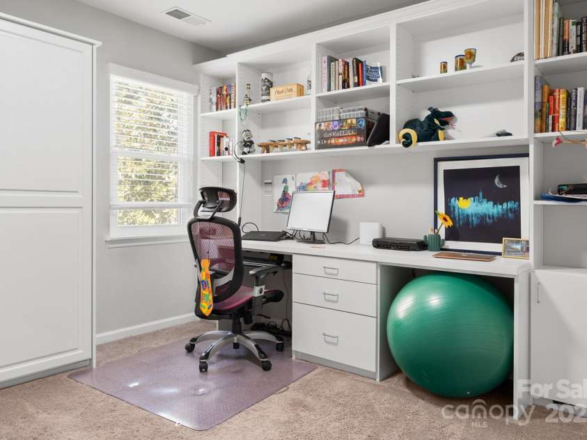 103 Claremont Way, Mooresville, NC 28117.  MLS# CAR4245647, YatesRealty ID 20798. 4th Bedroom/Office has built ins and a Murphy Bed