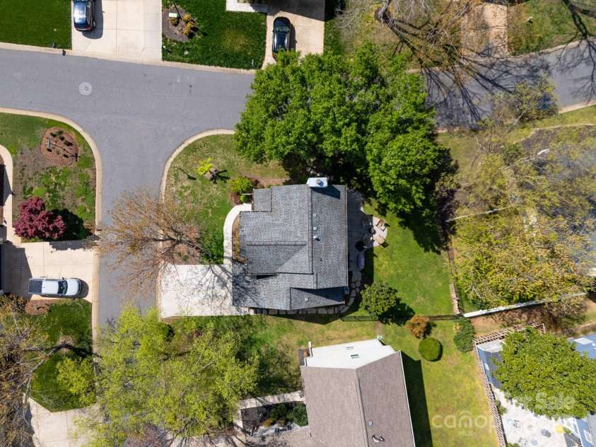 103 Claremont Way, Mooresville, NC 28117.  MLS# CAR4245647, YatesRealty ID 20798. Overhead shot of house