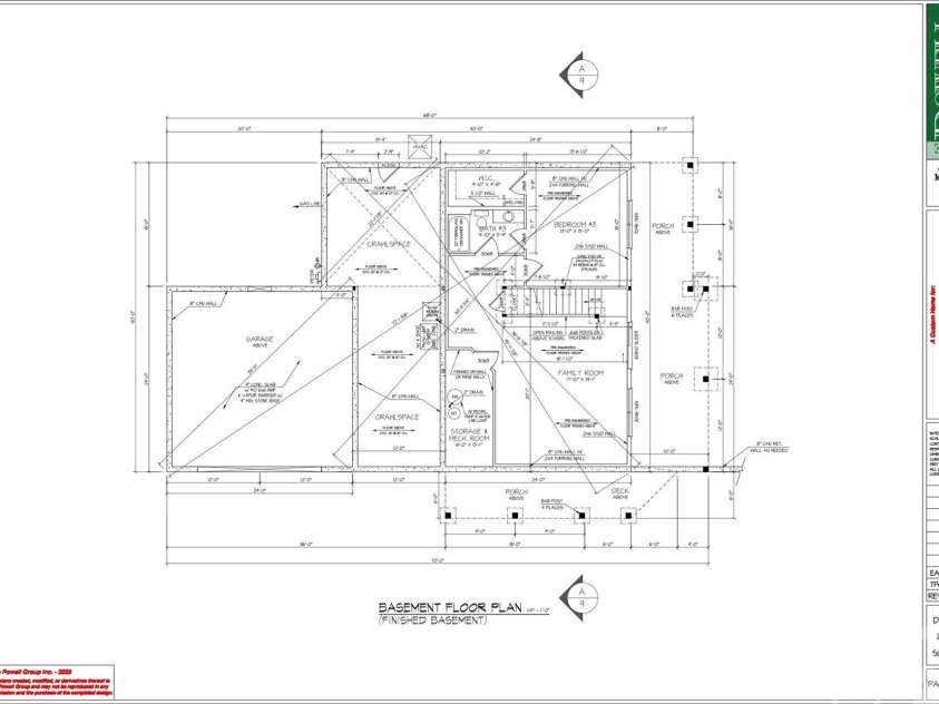500 Grandview Peaks Drive, Nebo, NC 28761.  MLS# CAR4364035, YatesRealty ID 20800. Lower Level Floorplan
