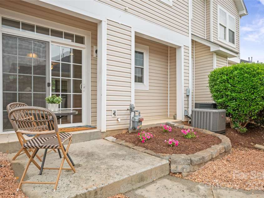 233 Waterlynn Road, Mooresville, NC 28117.  MLS# CAR4251215, YatesRealty ID 20801. Patio at back of sliding door