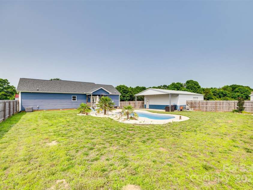 2268 Westbrook Road, Edgemoor, SC 29712.  MLS# CAR4261116, YatesRealty ID 20804. Fenced in back yard with pool